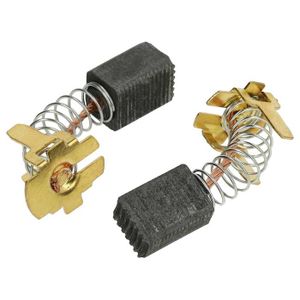 Lot De 2 Balais De Charbon Pour Aspirateur - Dimensions 6,5 X 11 X 32 Mm, Améliore Puissance Et Longévité