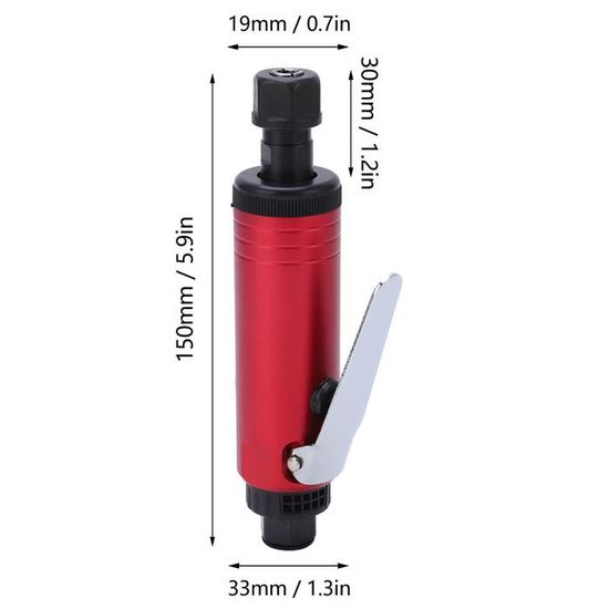 Meuleuse crayon Mecafer 3 mm 58000 tours/min