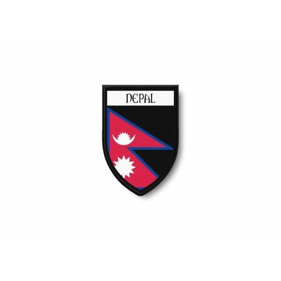 Patch Ecusson Termocollant Bord Brode Drapeau Imprime Nepal Nepalais Achat Vente Ecusson Pbl 6251 Nepal Cdiscount