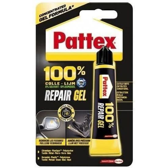 PATTEX Colle 100% repair gel - 20g