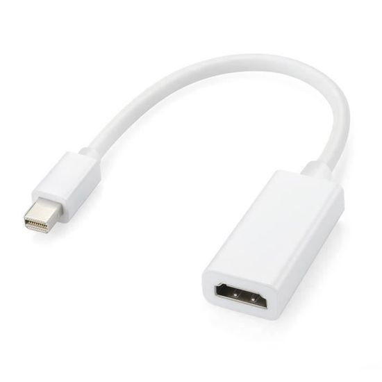 câble adaptateur,Mini DisplayPort Thunderbolt vers HDMI câble adaptateur pour Apple Mac Macbook Air Pro iMac surface pro 3 Aa68330