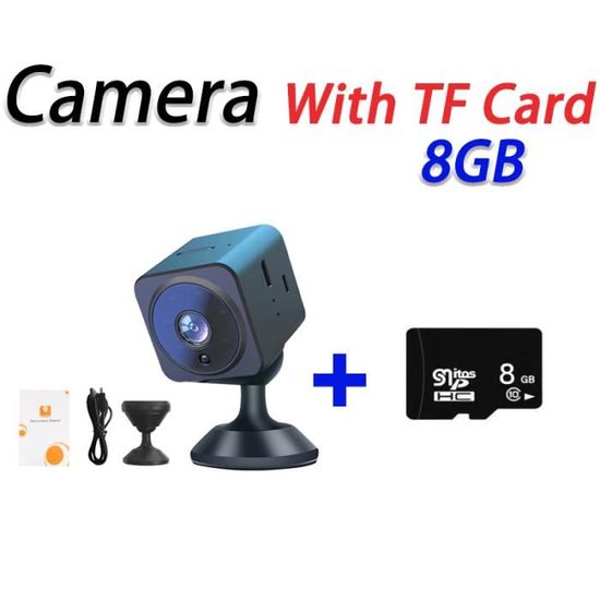 Caméra miniature,Mini caméra sans fil WiFi Cams Micro Webcam Portable Hiden  Action Caméscope de nuit Invisible Smart - Option 2[A4]