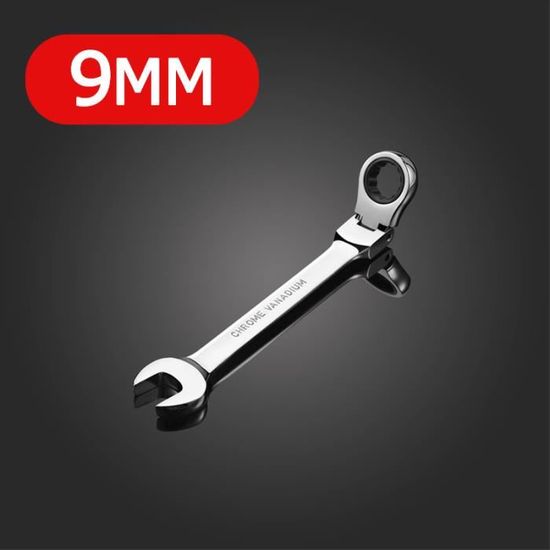 Clé Combinée Silverline 9mm – Outil Mécanique Robuste, Idéale Pour Le Bricolage Et La Mécanique Du Quotidien