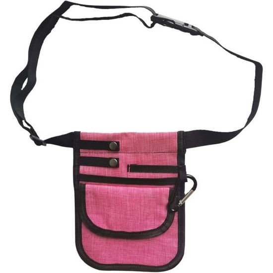 Sac Banane Infirmière Rose - Organisateur Poches Multiples Pour Stéthoscope, Outils Médicaux