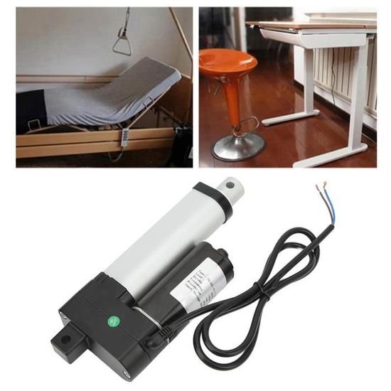 TINMAGI Actionneur Linéaire Moteur 3000N 100mm, 12V Moteur