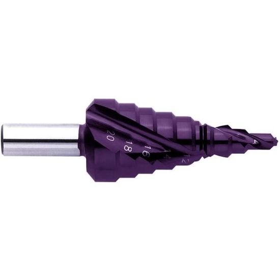 Forets étagées Foret étagé HSS EXACT 5317 - 7-40.5mm (revêtu TiAlN) Forêt étagé 5 Mm