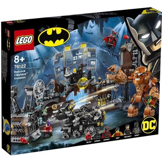 LEGO® DC Comics Super Heroes 76122 - L’invasion de la Batcave par Gueule d'argile - Jeu de construction