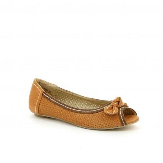 Ballerines Cuir Femme Marque ELLE - Taille 37 - Occasion Très Bon état (jamais Portées)