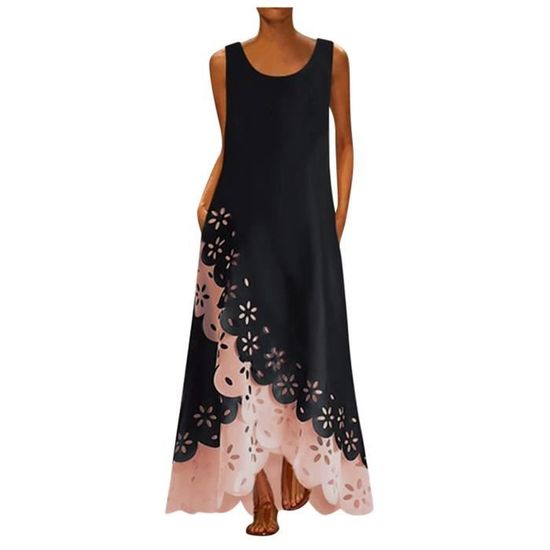 Robe de Plage Femme Boho Imprimée Papillon Aile Asymétrique Bikini Cover Up Ete Paréo Beach Wear Robe de Caraco Wrap de Plage Dos Nu Ajustée Wrap Sarong Taille Unique