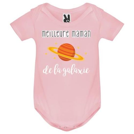 Body Bébé Manches Courtes 100% Coton - Design Maman Crocodile Et Bébé, Imprimé En France, Ouvertures épaules Et Entrejambe