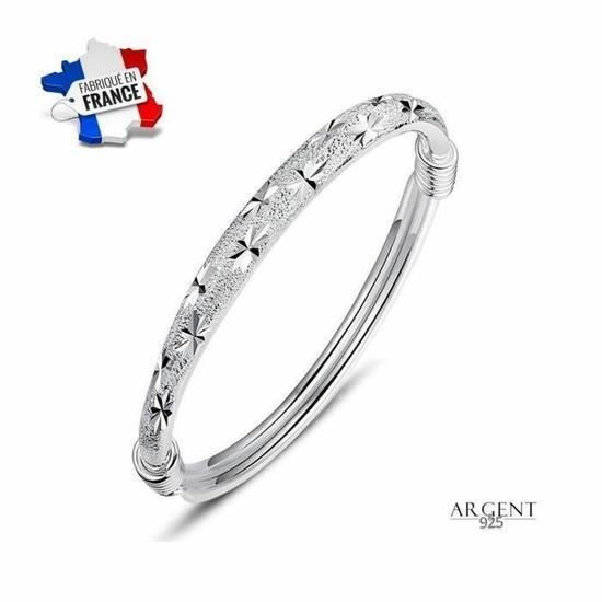 Bracelet En Argent Sterling Rigide Ovale Ciselé - Occasion Sans Marque - Style Vintage