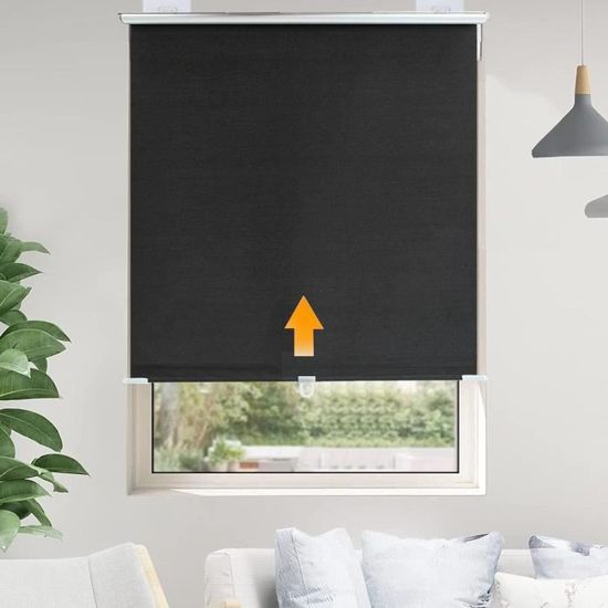 Lot De 2 Stores Enrouleurs Occultants Rouges - 70 X 150 Cm