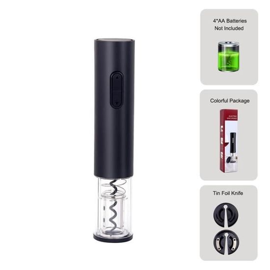Ouvre-bouteille électrique Pour Vin - Automatique, Rechargeable USB - Débouche En 6 Secondes - Pour Mariage, Restaurant