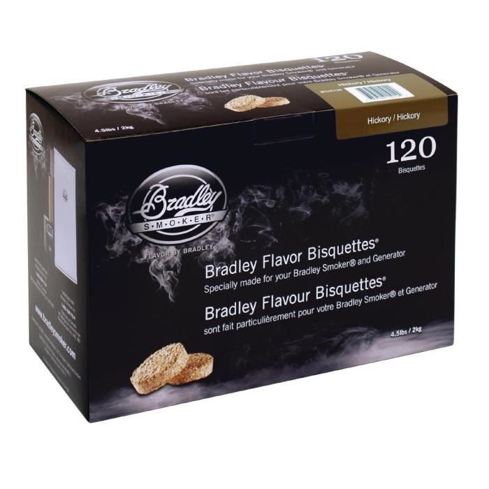 Bradley Hickory Pack Bisquettes 120