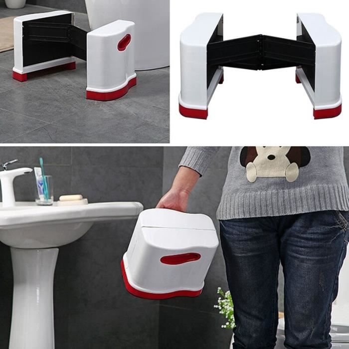 SKY Nouveau tabouret de toilette pliable tabouret Portable tabouret en plastique tabouret de salle de bain épais
