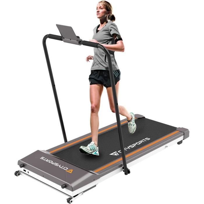 TAPIS DE COURSE PORTS Tapis de Course Pliant Fitness BureauDomicile Tapis de Marche Electrique 16 kmh Facile agrave Deacuteplacer78