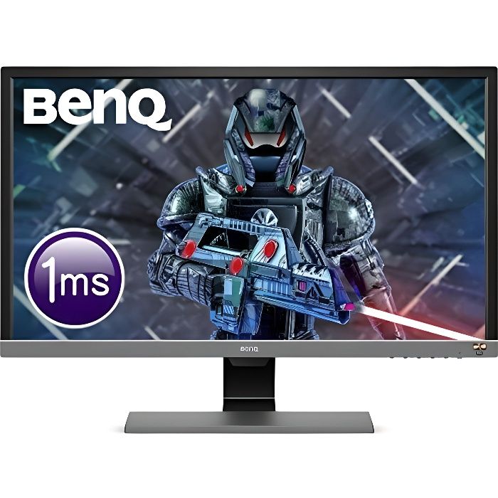 BenQ EL2870U ecran Gaming de 28 pouces, 4K UHD, 1ms, HDR, EyeCare, FreeSync, Capteur de luminosite ambiante B.I. Plus, HDMI, Displ