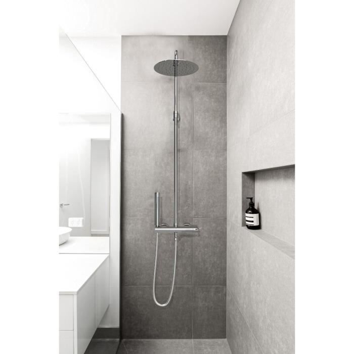 Luisa colonne de douche mécanique chromée - ESSEBAGNO