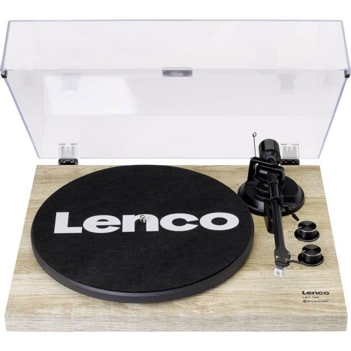 LENCO LBT-188 - Platine Vinyle Connexion Bluetooth/USB - Bois