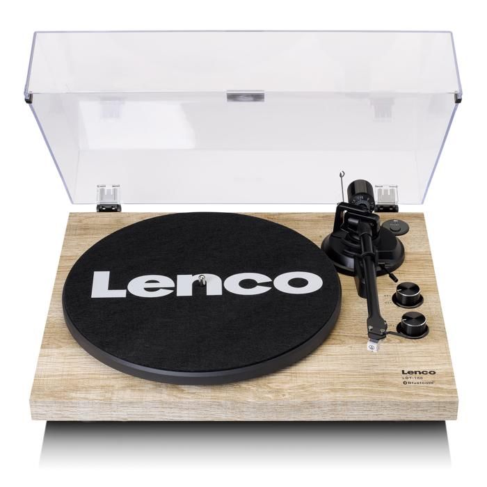 LENCO LBT-188 - Platine Vinyle Connexion Bluetooth/USB - Bois