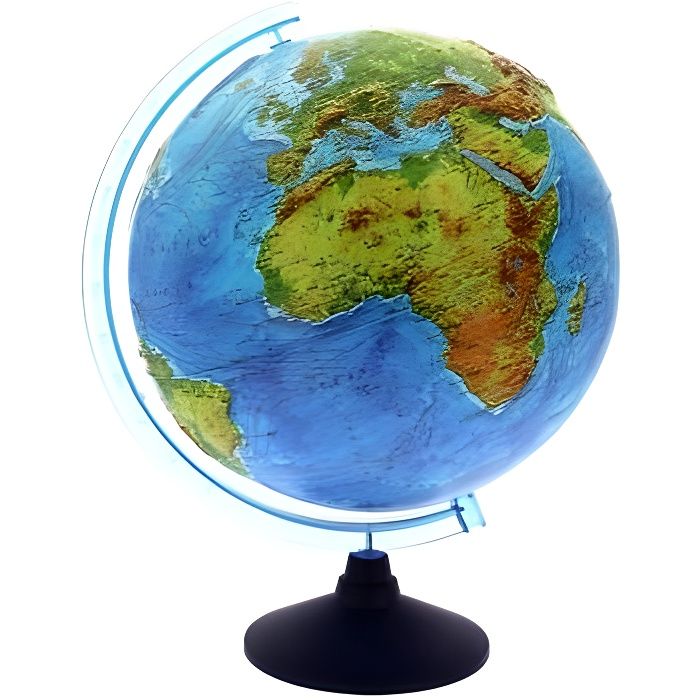 Globe terrestre relief 25 cm