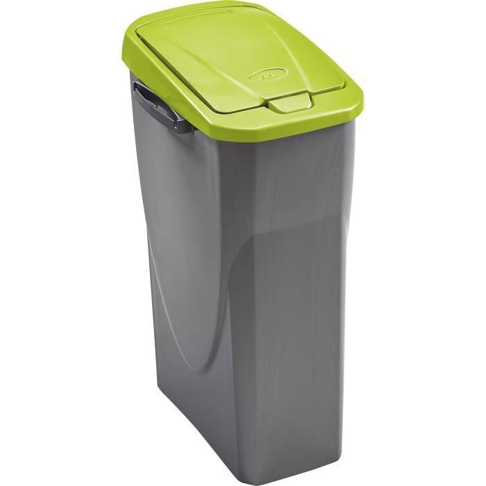 32,5 x 52 x 25,5 cm env axentia 235680 Poubelle Blanche