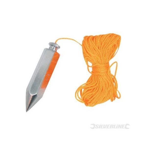 Fil à plomb de maçon - 113 g Silverline