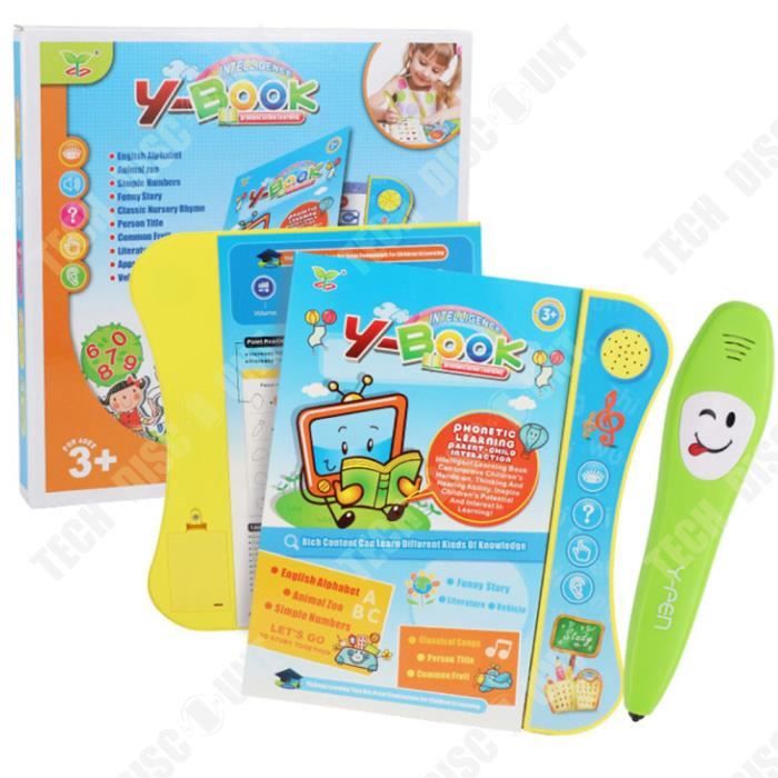 TD® Version anglaise des livres de lecture et d'apprentissage, avec des stylos de lecture,des jouets éducatifs interactifs parent-en