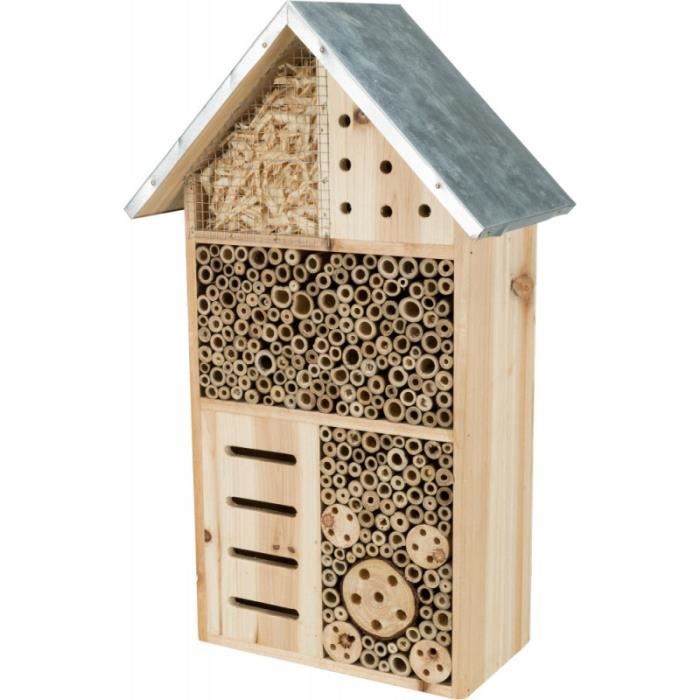 Hôtel pour insectes . Hauteur 49 largeur 29 profondeur 16 cm .-Trixie 29,000000