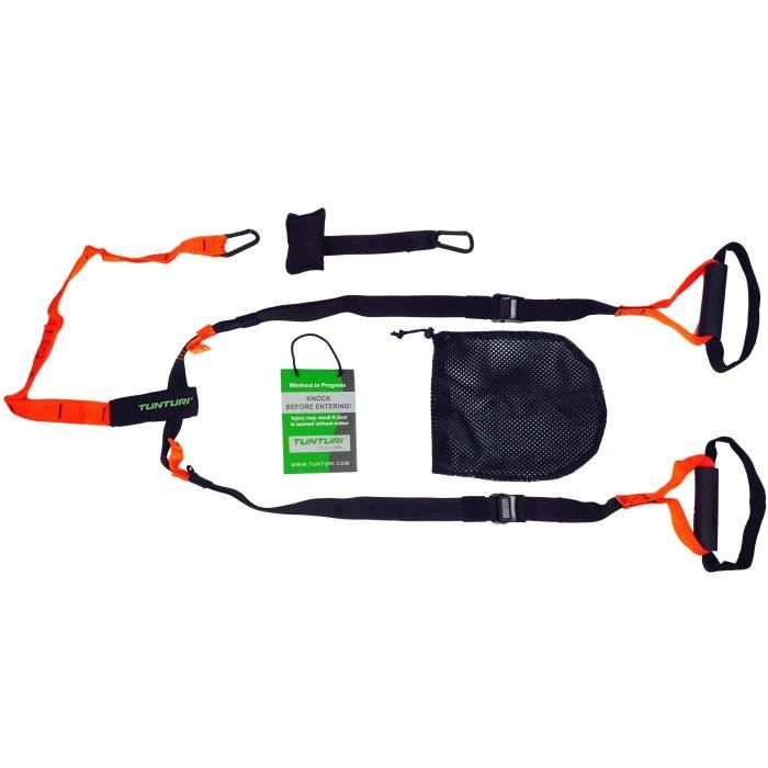 TUNTURI Sangle d'entraînement Suspension Sling Trainer TRX orange