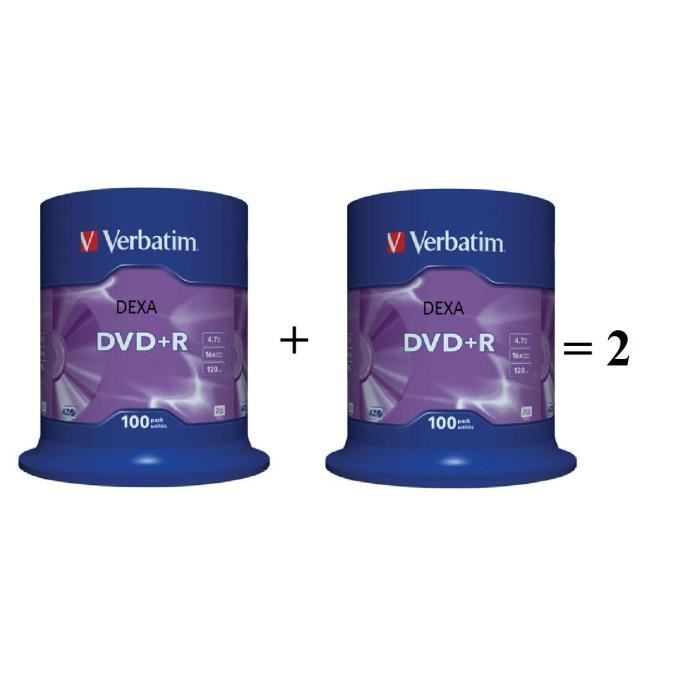 200 DVD+R Verbatim