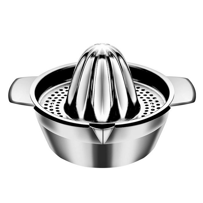 Presse-Agrumes Manuel Acier Inox 18/8 400 Ml – Professionnel, Robuste – Idéal Citron, Orange, Pamplemousse
