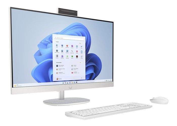 ORDINATEUR TOUT EN UN  PC DE BUREAU HP ALL-IN-ONE 27-CR0042NF/27/R5-7520/16Go/512SSD/w11