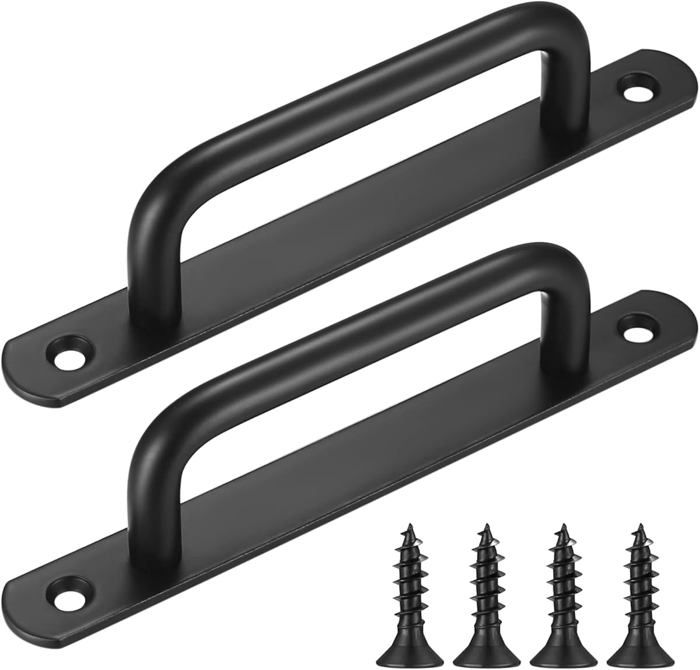 Poignées De Porte De Poêle En Fer, Accessoires De Cheminée, Poignées De Brûleur De Porte De Chaudière