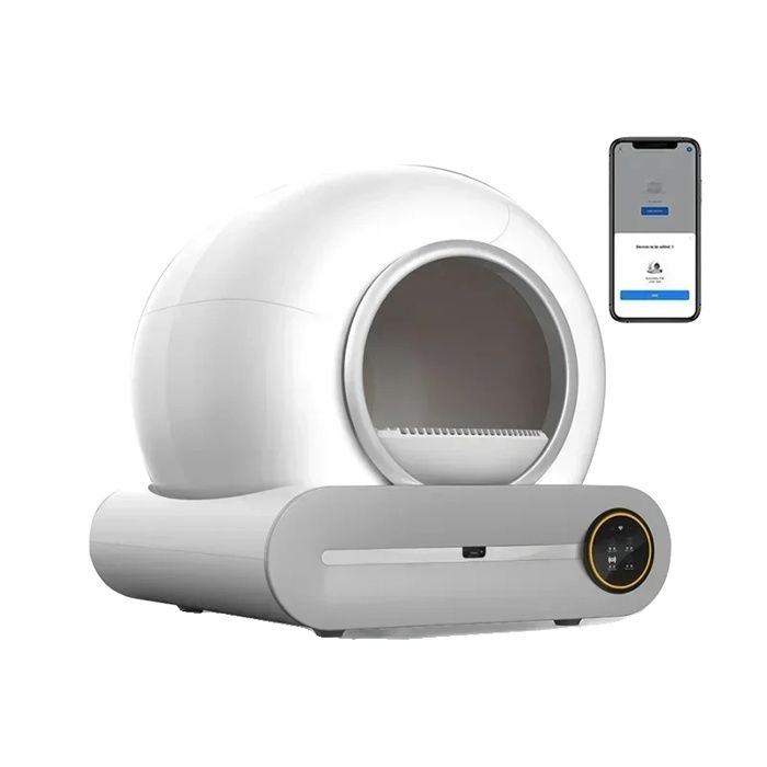 Meilleurs prix pour Bac à litière intelligent pour chat autonettoyant contrôle par application contrôle par application en anglais