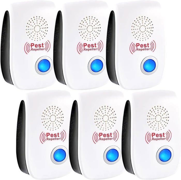 Repulsif Ultrason Souris Anti-Rongeurs Insectes,4 PCS Ultrason Anti Moustique Ultrason Souris et Repulsif Ultrason Souris Anti-Rongeurs Insectes,4 PCS Ultrason Anti Moustique Ultrason Souris et