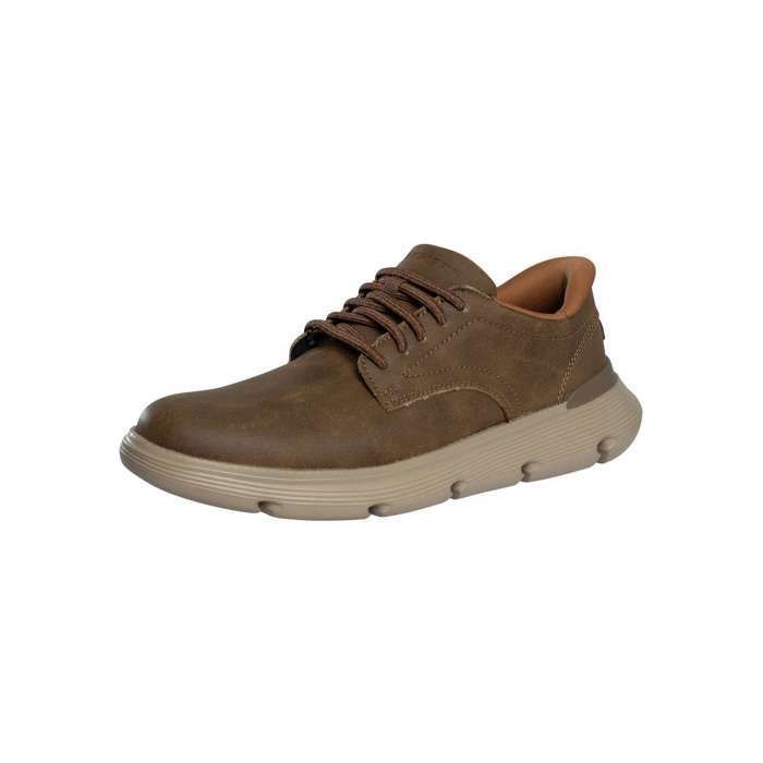 Baskets En Cuir Garza À Enfiler - Skechers