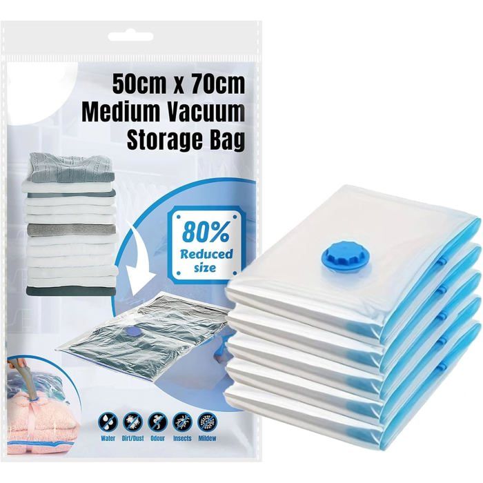 LOT DE 10 Sacs De Rangement Sous Vide Réutilisables Pour Vêtements 30 X 40 Cm... EUR 39,00