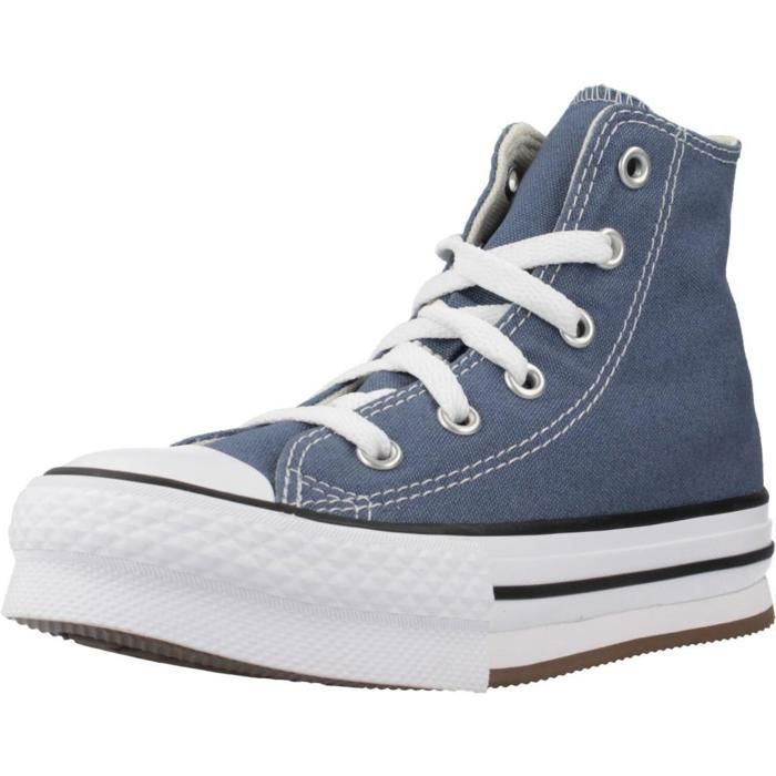 Converse Zapatillas Niño Modèle Chaussure Converse Modèle Chuck Taylor All Star Eva Lift Hi - Coleur Bleu