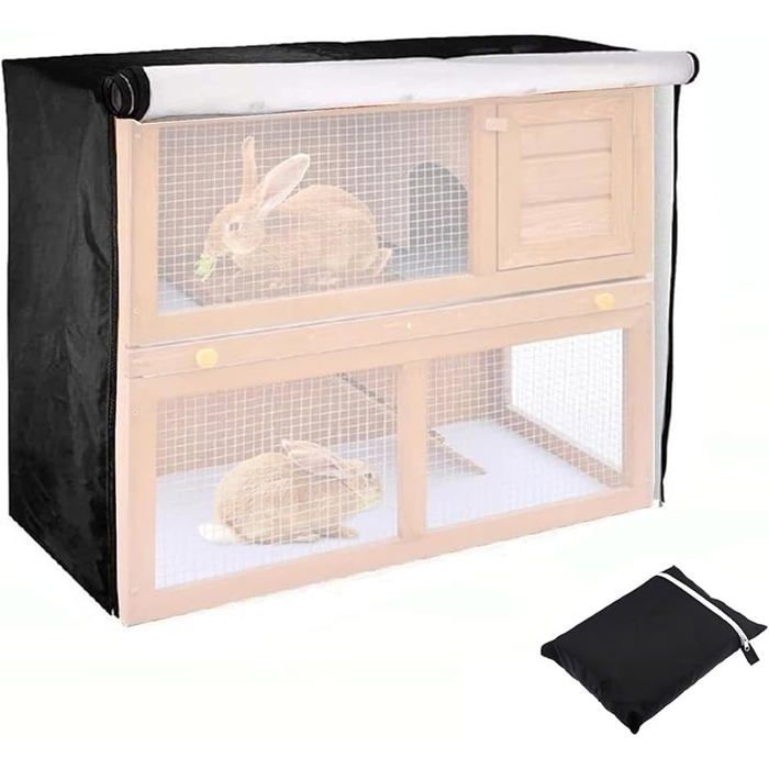 Comparer les prix de Housseclapier lapin impermable pour Double couche - Protection contrepoussireAccessoire Noir noir CLAPIER