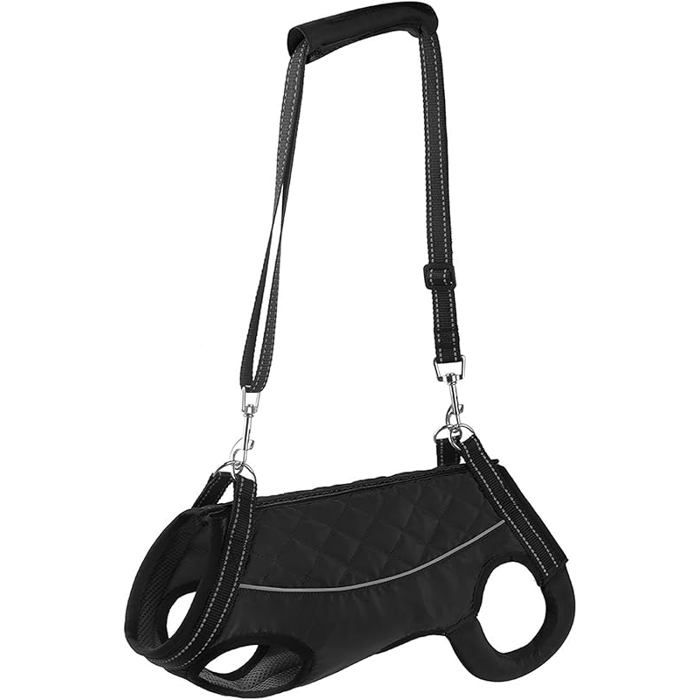 Meilleurs prix pour Harnais Levage pour Chien Confortable Respirant Harnais pour Chien Handicap Lumire charpe Soutien Souple pour Noir HARNAIS ANIMAL
