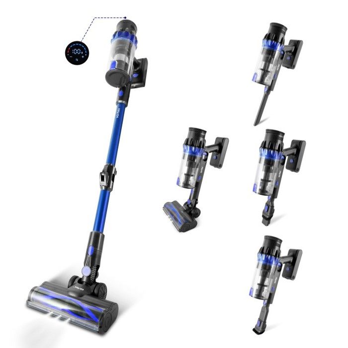 Vortex - F55 Pet - Aspirateur Sans Fil - 550w - 28 Kpa - 135 Aw - 65 Min - Vortex