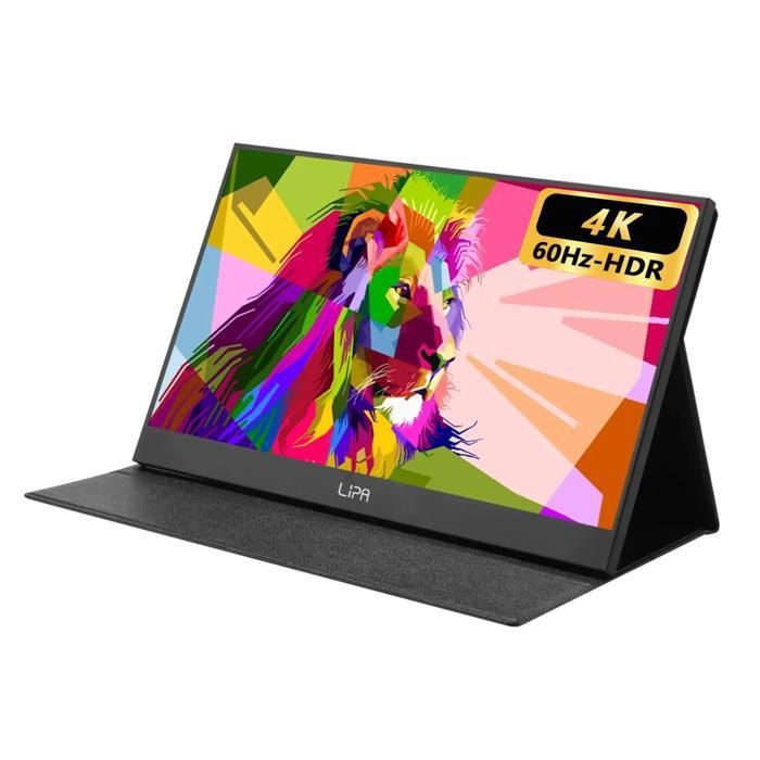 Lipa AX 60 moniteur portable 4K Ultra HD 15 6 pouces Moniteur d'écran Écran d'ordinateur Écran portable HDMI 2x USB C Neuf - vue 5