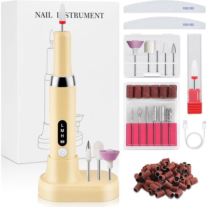 Lime Ongle Electrique Ponceuse Professionnel Nail Drill Manucure Set — free download