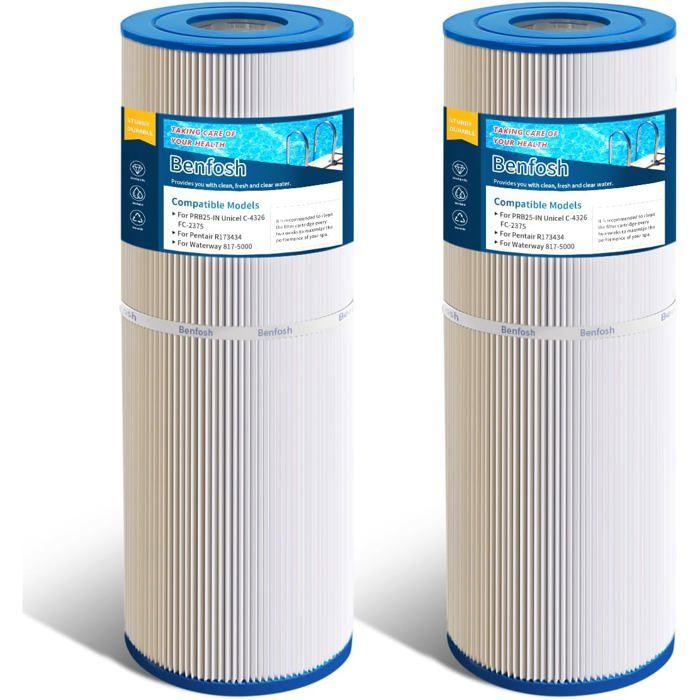 Lot de 2 filtres spa pour Remplace Pleatco PRB25-IN Unicel C-4326 FC-2375 - Lot de 2 filtres spa