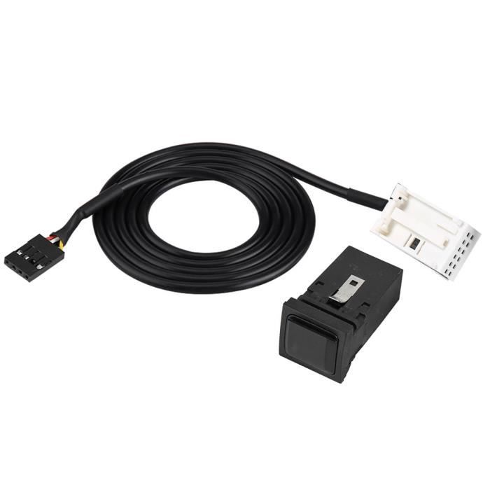 Dilwe Ini Teclado USB Con Cable K1000, Teclado Portátil Ipereable Con Cable, Ahorra Espacio