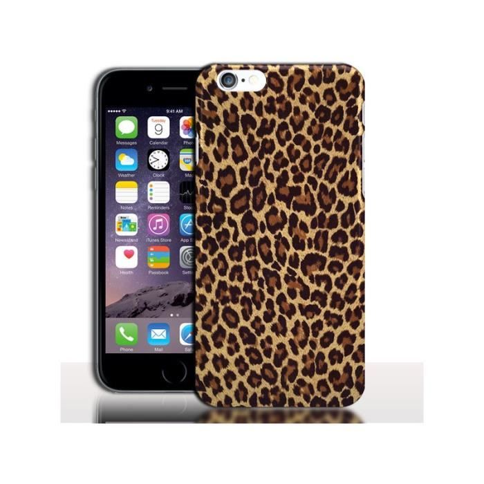 coque iphone 7 silicone leopard