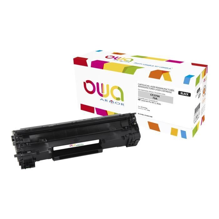 Cartouche Toner Compatible HP CF279A - Pour LaserJet Pro M26a, M26nw, Noire, Neuve