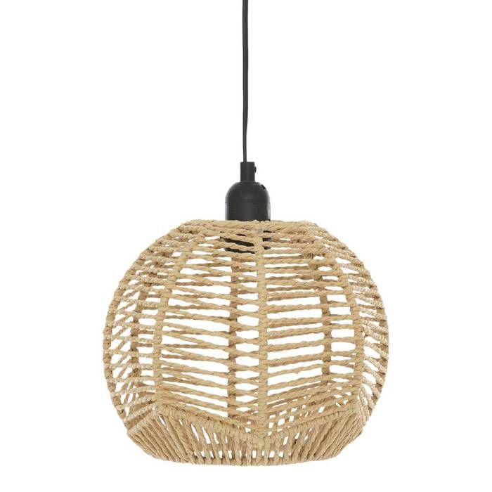 Suspension Caren D24cm beige - Atmosphera Créateur dintérieur