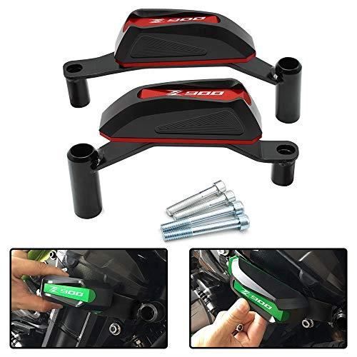 Protections Cadre Moto Kawasaki Z900/Z900RS (2017-2025) - Curseurs Aluminium CNC - Vert